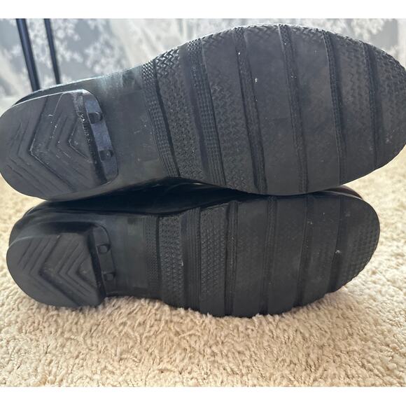 Hunter Original Gloss Black Tall Rain Boots Women's Size 6 Waterproof - Picture 4 of 6